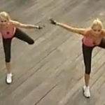 Valentina Pelinel ne invata aerobic