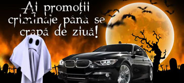 eMAG – Halloween 2014 -  Noaptea bantuitilor de promotii – premiu BMW Seria 3