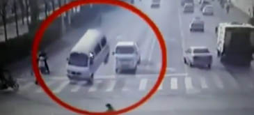 Un accident bizar in China