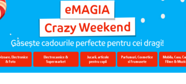 Reduceri noi de Craciun la eMAGIA Crazy Weekend 2015